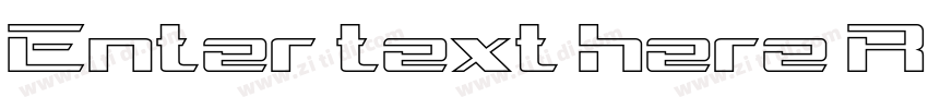 Enter text here Rese字体转换